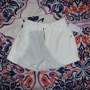 Hammer Jeans White Denim Shorts